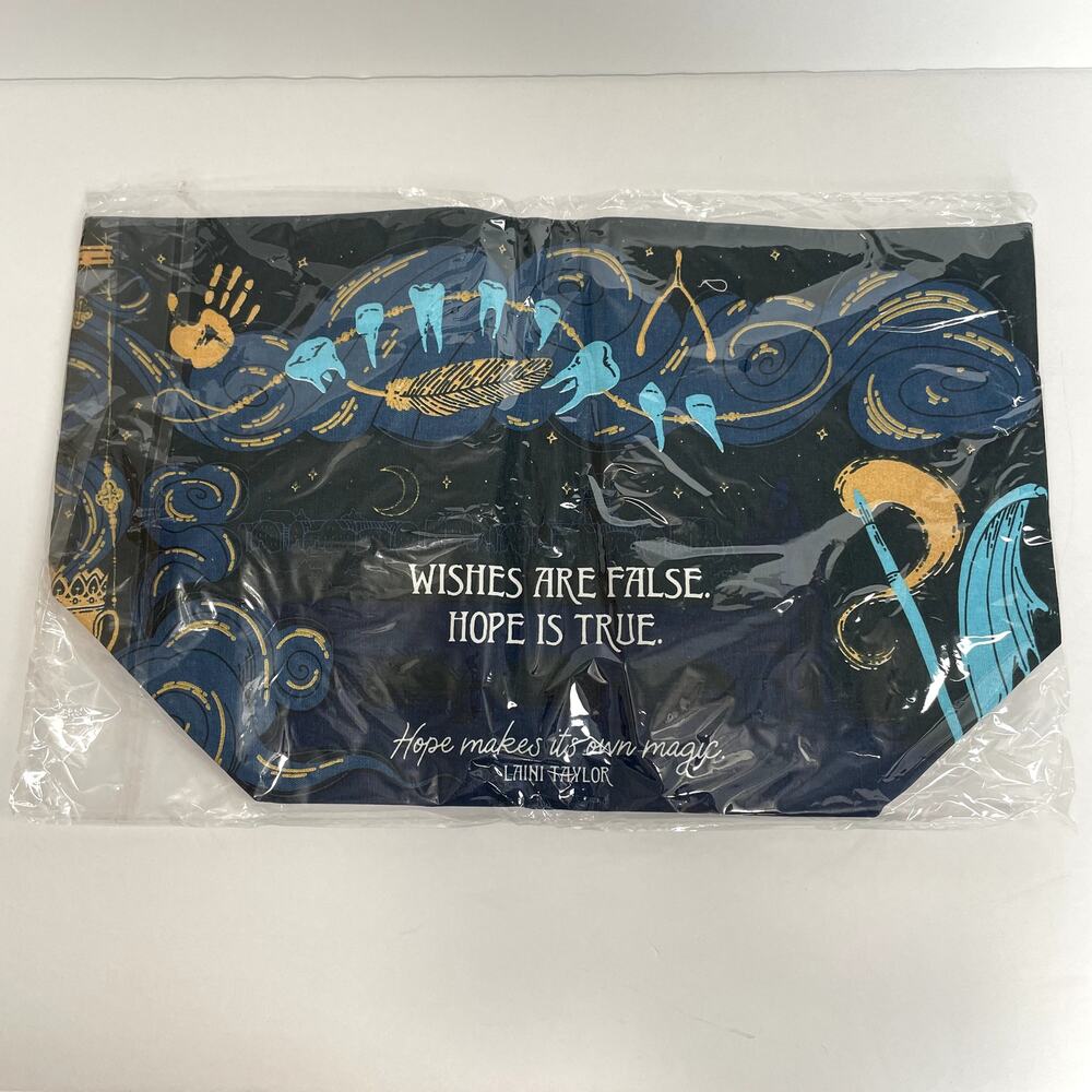 Illumicrate Book Organiser Bag Hope Is Magic Lani Taylor Daughter of Smoke Bone